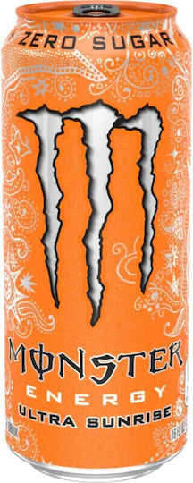 Monster Suc de portocale cu carbonatare, Fără Zahăr 473ml