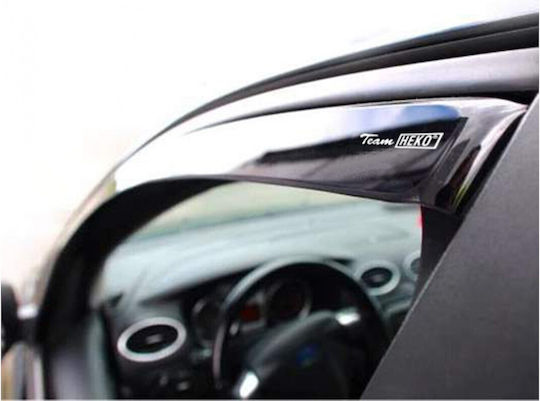 Heko Set of Windbreakers Front Car Dark Fime for Kia Shuma 2pcs