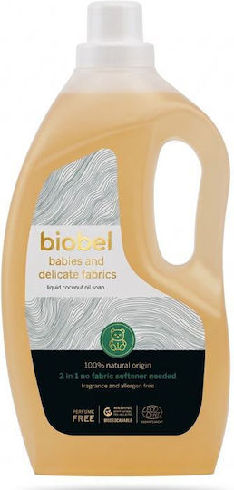 Biobel Βρεφικό Υγρό Απορρυπαντικό με Άρωμα Λεμόνι για Ευαίσθητα Ρούχα 1.5lt