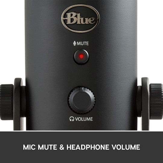 Blue Microphones Yeti Комплект Кондензаторен Микрофон USB Настолен за Вокали