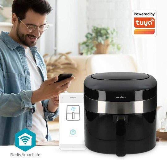Nedis Air Fryer with Wi-Fi 7.2lt Black KAAF180BKW