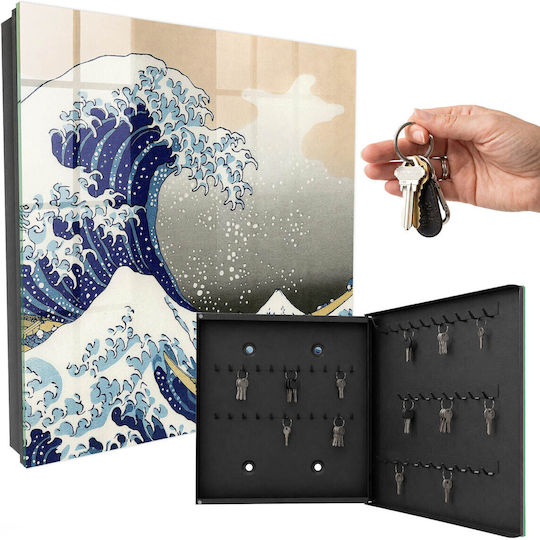 Tulup Metallic Key Hooks 50 Hooks 30x30x5cm