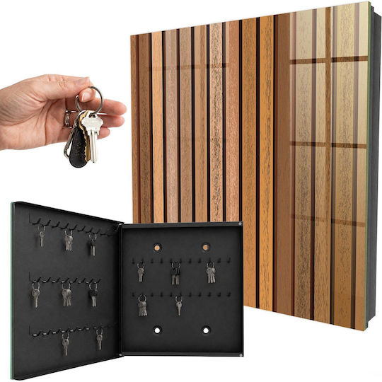 Tulup Metallic Key Hooks 50 Hooks 30x30x5cm