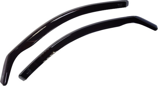 Heko Set of Windbreakers Front Car Dark Fime for Renault Talisman 2pcs