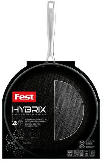 Fest Stainless Steel Pan with Non-Stick Coating 28cm
