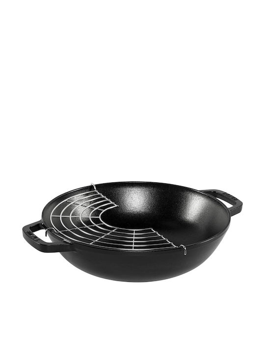 Staub Tigaie Din Fontă Cu Capac Cu Acoperire Ceramică 30cm