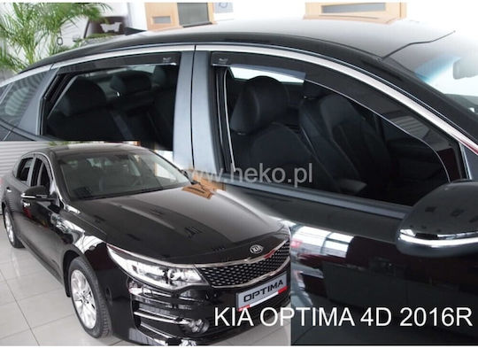 Heko Комплект Ветробрани Dark Fime за Kia Оптима 4бр