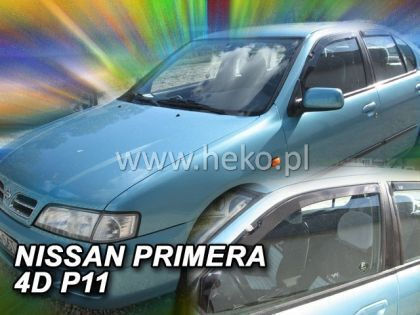 Heko Set of Windbreakers Front Car Dark Fime for Nissan Vanette 2pcs