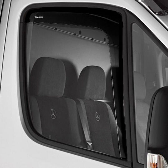 Heko Set of Windbreakers Front Trucks Dark Fime for Mercedes-Benz Actros 2D 2006-2003 2pcs