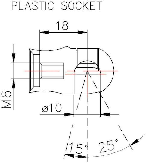 Fa Krosno Trunk Shock for Kia Rio II Hatchback
