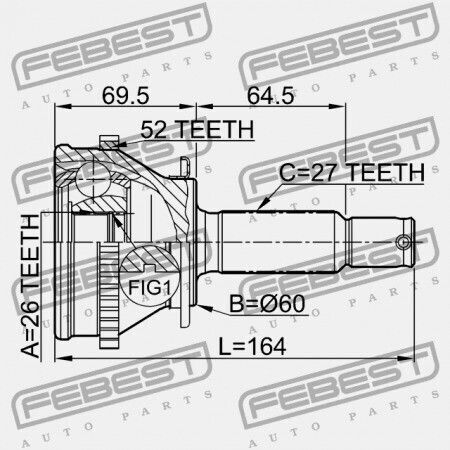Външен Свързващ Елемент Hyundai Santa Fe 00 2000 Cis 49501-26401