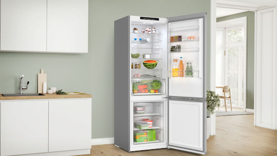 Bosch Ψυγειοκαταψύκτης 440lt Total NoFrost Υ203xΠ70xΒ66.7εκ. Inox KGN492LDF