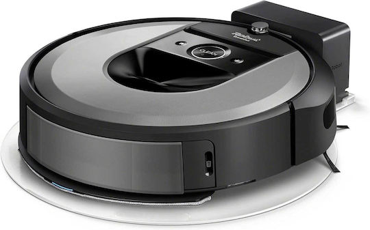 iRobot Roomba Combo I8 Σκούπα Ρομπότ με Οπτική Χαρτογράφηση Ασημί