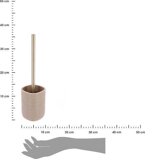 Atmosphera Plastic Toilet Brush Beige