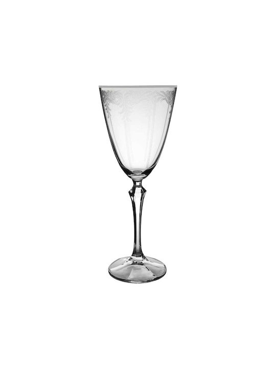 Crystalex CZ Elisabeth Set of Glasses Liqueur/Ouzo made of Glass Stemmed 220ml 6pcs