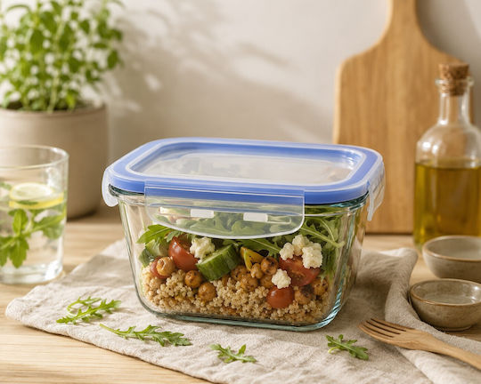 Venus Food Container Blue 1.6L