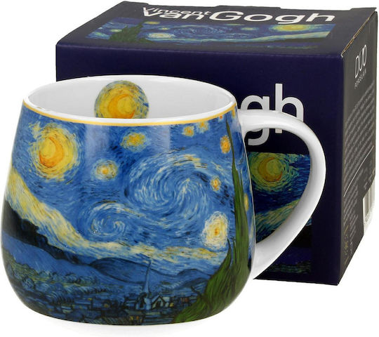 Becher aus Porzellan Schwarz 430ml