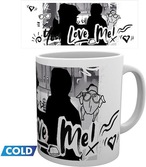 GB eye Friends - You Love Me Heat Change Ceramic Multicolour Mug 320ml
