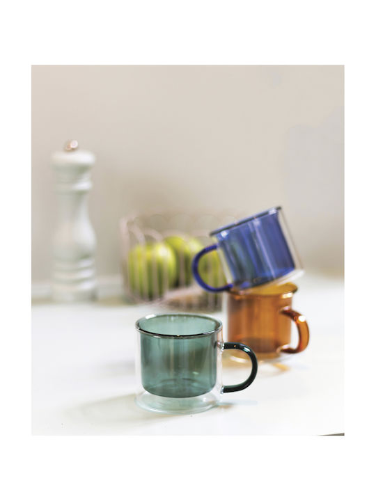 Set Of 2 Ona Liv Mugs 704116 Double Wall 27cl – Fresh Green