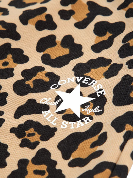 Kids Sweatpants With Jacket With Top Leopard