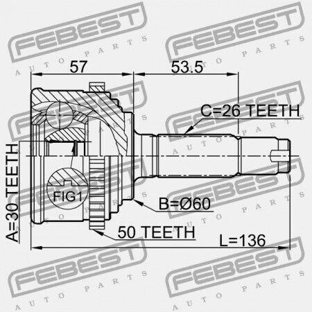 Εξωτερικός Σύνδεσμος Honda Accord 4d Cf3 Jp 44014-s0a-951
