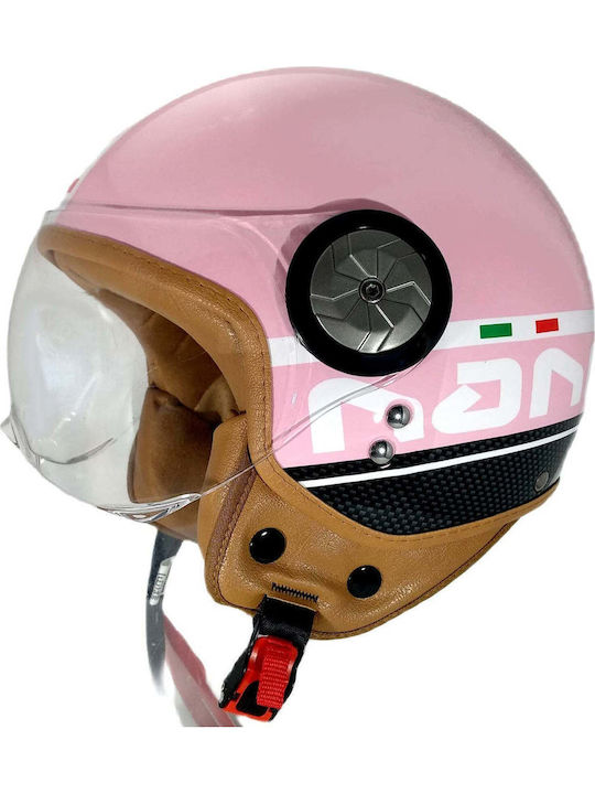 Beon B-110 Nano+ Pink Motorcycle Helmet Jet 1000gr