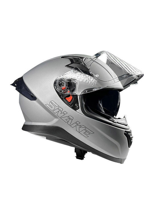 Snake Sv Motorradhelm Vollgesicht ECE 22.06 Gewicht (+/-50 gr) mit Sunvisor