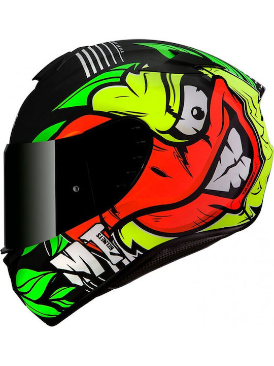 MT Targo Truck A2 Fluo Black/Yellow Motorcycle Helmet Full Face ECE 22.05 1450gr