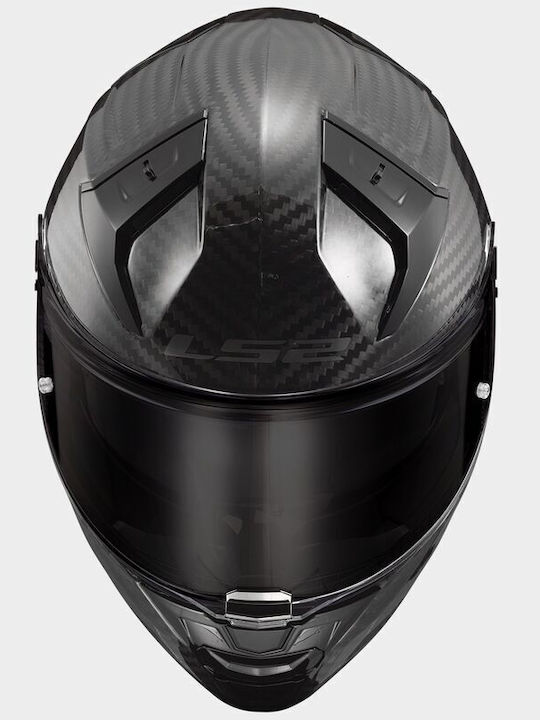 LS2 FF811 Vector II Solid Carbon Motorcycle Helmet Full Face ECE 22.06 1500gr with Pinlock and Sun Visor