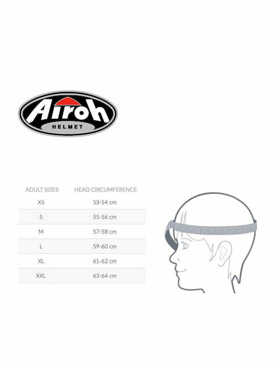 Airoh J 110 Paesly Black Matt Κράνος Μηχανής Modular ECE 22.06