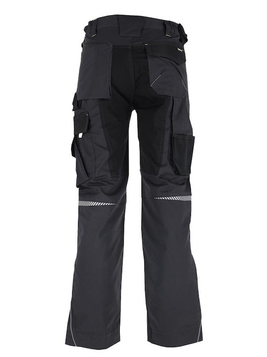 Raw-Pol Reflectorizant Pantaloni de Lucru Gri