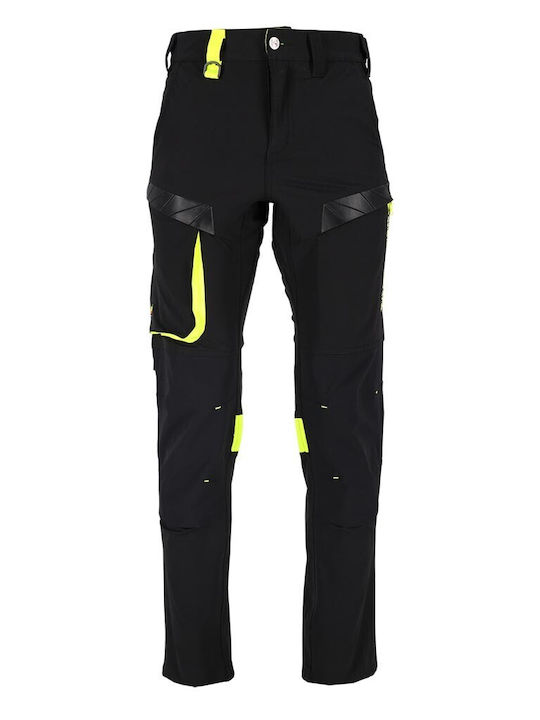 Raw-Pol Pantaloni de Lucru Negru