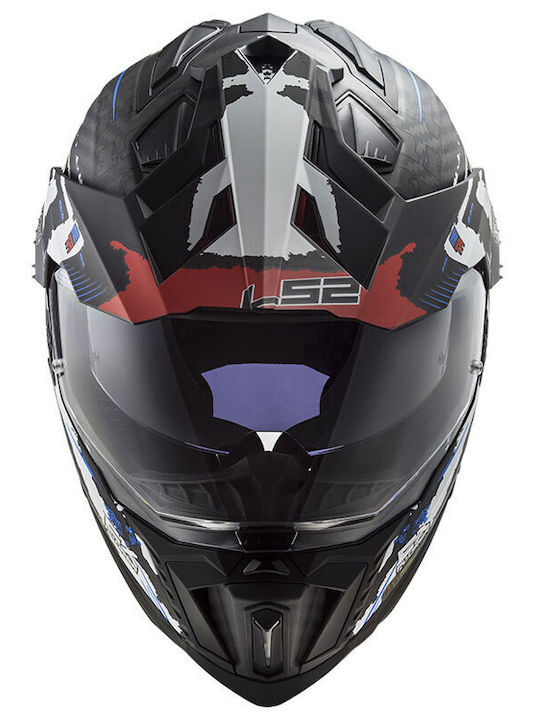 LS2 Explorer C MX701 Extend Matt Червен Каска За Мотор On-Off ECE 22.05 1380гр с Pinlock и Sunvisor