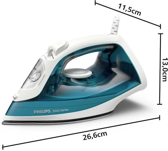 Philips Steam Iron 2000W with Continuous Steam Supply 25g/min