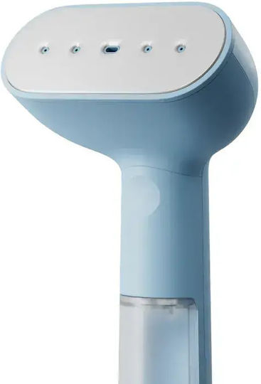 Steamery Cirrus Bekleidungsdampfer Hand 1350W mit Wassertankkapazität 85ml Blauer