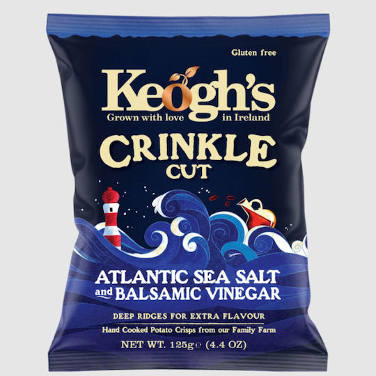 Keogh's Chips με Γεύση Αλάτι & Ξύδι 125gr