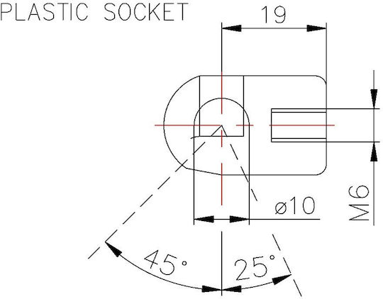 Fa Krosno Trunk Shock for Opel Corsa E Hatchback