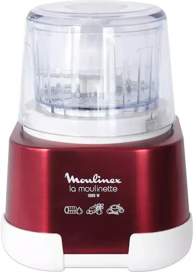 Moulinex La Moulinette Multi Chopper 1000W with 300ml Container Red