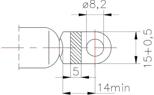 Fa Krosno Trunk Shock for Fiat Barchetta