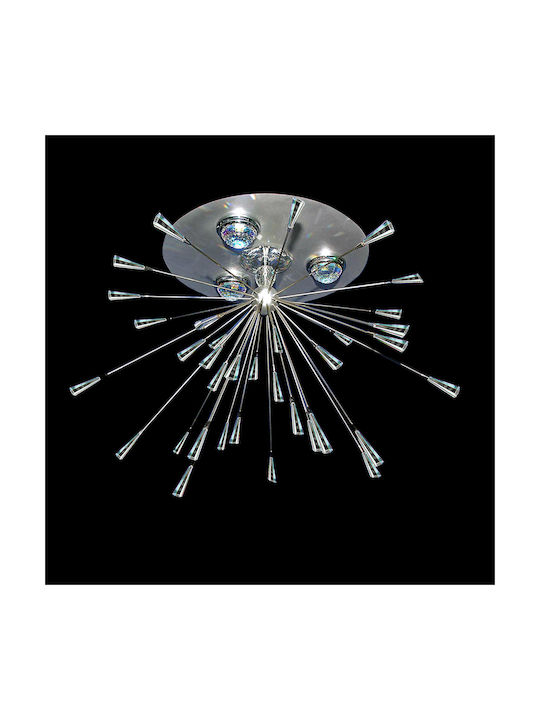 DITS Lighting Ceiling Mount Light with Crystals