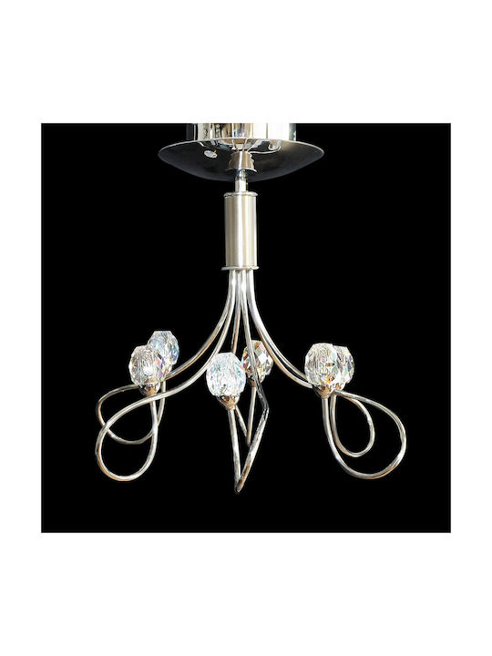 DITS Lighting Ceiling Mount Light with Crystals