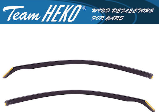 Heko Set of Windbreakers Front Car Dark Fime for Peugeot 2008 5D 2019> / 2008E 5D 2019 2pcs