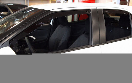 Heko Set of Windbreakers Front and Rear Car Dark Fime for Toyota Yaris Cross 2021 5D 4pcs