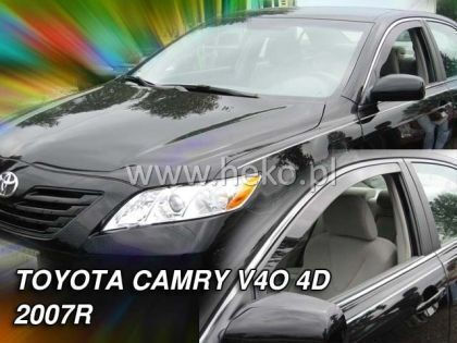 Heko Set of Windbreakers Front Car Dark Fime for Toyota Carina E 1992-1997 2pcs