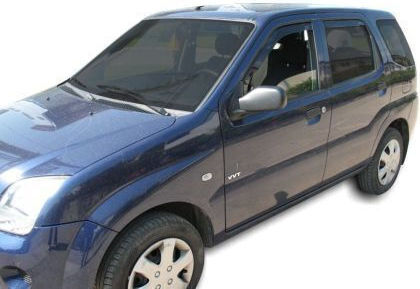 Heko Set of Windbreakers Front and Rear Car Dark Fime for Suzuki Ignis 4pcs