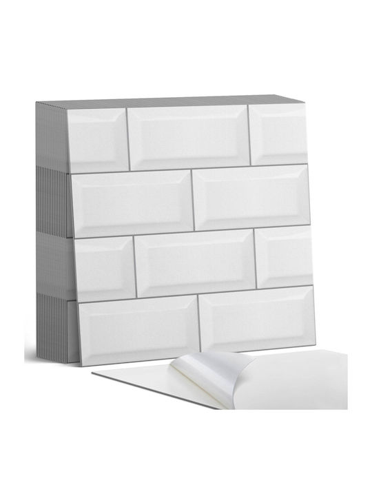 Set Vinyl Kacheln Druck Muster Ziegel 20x20x20
