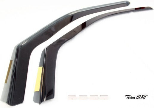 Heko Set of Windbreakers Front Car Dark Fime for Toyota Yaris 5D 2005 2pcs