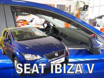 Heko Set of Windbreakers Front Car Dark Fime for Seat Ibiza 2pcs