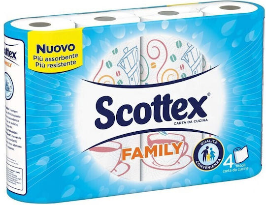 Scottex Prosoape de Hartie de Bucatarie 4 Role 5029053023960
