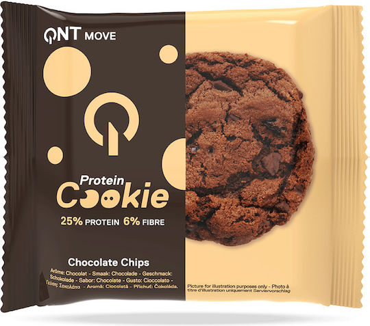 QNT Biscuiți Proteine Cu chipsuri Ciocolată 1buc 60gr